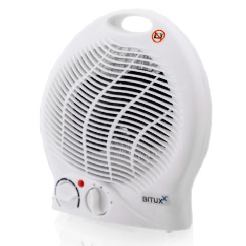 Wentylator grzewczy Bituxx 2000W z termostatem i ochroną przed upadkiem Wentylator grzewczy Bituxx 2000W z termostatem i ochroną przed upadkiem