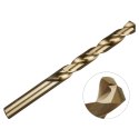 Wiertła kobaltowe 1-10mm 230el tytanowa powłoka skrzynka metalowa