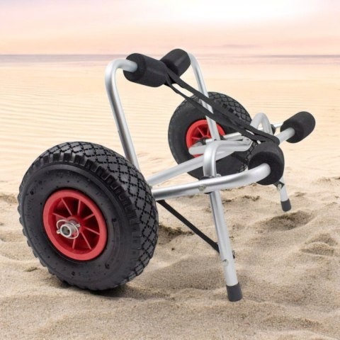 Wózek Transportowy do KAJAKA Pontonu ŁODZI DESKI SUP Składany Udźwig 70kg Wózek Transportowy do KAJAKA Pontonu ŁODZI DESKI SUP Składany Udźwig 70kg