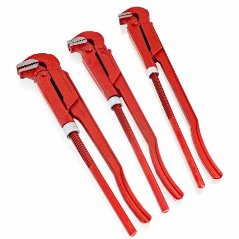 ZESTAW KLUCZY NASTAWNYCH DO RUR 1" 1,5" 2" SZWEDZKIE 90° STAL CRV Bituxx ZESTAW KLUCZY NASTAWNYCH DO RUR 1" 1,5" 2" SZWEDZKIE 90° STAL CRV Bituxx