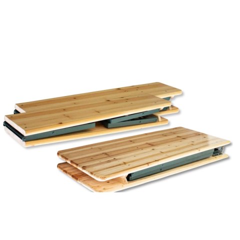 Zestaw ogrodowy drewniany skladany stol 2 ławki 220 cm Komplet Piwny Barowy Zestaw ogrodowy drewniany skladany stol 2 ławki 220 cm Komplet Piwny Barowy
